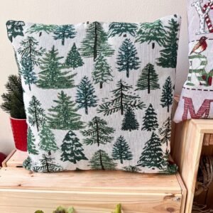 Vintage Rose Cotton Cushion Cover